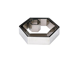 Форма кондитерская "Шестиугольник" 12х14 см, s/s MACO (CRHN8)