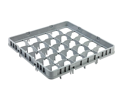 Секция дополнительная для кассеты 25 ячеек закрытая е1 500х500х120 мм серая NORMA