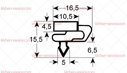 Уплотнитель изоляционный для HORECA-SELECT (GSC1100-14)