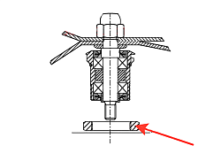 Гайка M22X1 для блендера SB-4L-2 HALLDE (23231)
