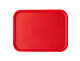 Поднос 34,5х26,5 см, красный, поверхность классик (163) MGprof (1734)