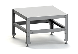 Подтоварник 600х600х300 мм разборный, нержавеющая сталь MGSTEEL