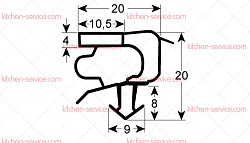Уплотнитель изоляционный для HORECA-SELECT (GPS1600-08)