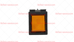 Переключатель оранжевый двухполюсный для печи (3319261)