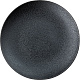 Тарелка мелкая 23см фарфор «Кунстверк Блэк» KUNSTWERK