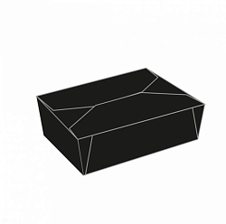 Ланч-бокс картонный Black 1350 мл 15,2x12,1x6,4 GARCIA DE POU (216.66)