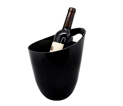 Ведро для шампанского 3 л пластиковое, черное с ручками VIN BOUQUET