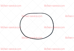 Уплотнитель 3100 мм для стекла печи (5013397)