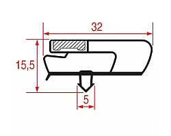 Уплотнитель вставной для FAGOR (6045010115)