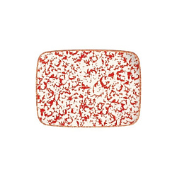 Блюдо прямоугольное 31см (27x20) Venecia Maroon ID Fine