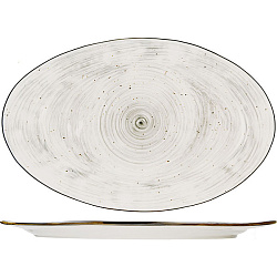 Блюдо овальное 40,5х25,5см фарфор «Пастораль» KUNSTWERK