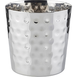 Емкость для закусок рифленая 350 мл металлическая APS