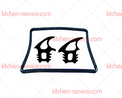 Уплотнитель дверной 820x600 мм для печи (5115539)