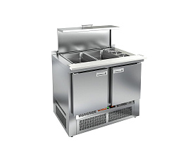 Стол холодильный для салатов с крышкой SLE3-11GN HICOLD