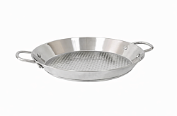 Сковорода нержавеющая 280х35 мм, тройное дно, индукция ROAL