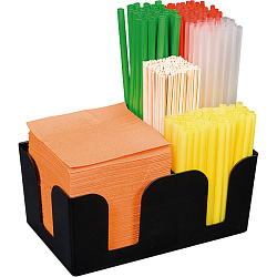 Подставка барная 6 отделений пластиковый 24 см черный APS