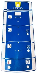 Наклейка для АПК-6(10)-И ATESY (ПКМ.10.120.002)