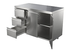 Стол-тумба СТ-С-1200.600-02-Р-3Л ATESY