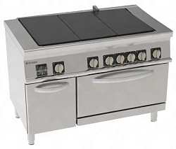 Плита 6 конфорочная 740 серии PFU12E7 TECNOINOX