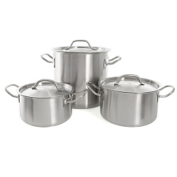 Кастрюли Магия вкуса набор посуды 2,0+2,7+6,0 FOODATLAS