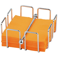 Салфетница хром 14 см APS