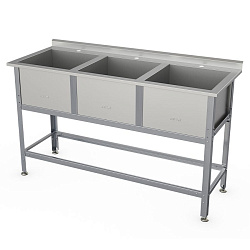 Ванна моечная с бортом ВСМ-Б-3.600-1-02 ATESY