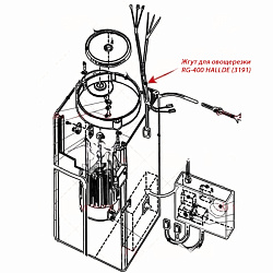 Жгут для овощерезки RG-400 HALLDE (3191)