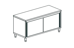 Стол производственный закрытый CHEF LINE LWC610SH2SD APACH