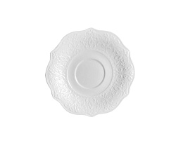Блюдце 16 см для чашки чайной 310 мл с ажурным краем Royal Whitehall TUDOR ENGLAND (TU3108)