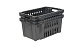 Ящик перфорированный 540х360х260 мм 105, объём 38 чёрный ТАРА