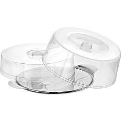 Подставка для торта с двумя крышками 30 см APS