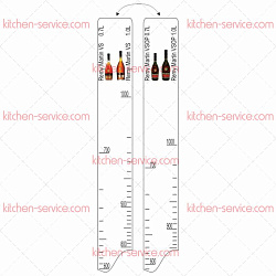 Линейка барная Remy Martin VS/ VSOP (700 мл/1 л) P.L. PROFF CUISINE (81250057)