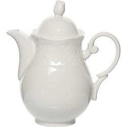 Кофейник «Афродита» 1,35 л белый LUBIANA