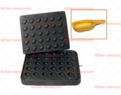 Форма для тарталеток в виде ложек DH Tartmatic Plate 28 KOCATEQ