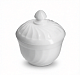 Сахарница с крышкой 325 мл опаловое стекло (стеклокерамика) ROMANTIC NORMA