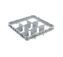 Секция дополнительная для кассеты 9 ячеек закрытая е1 500х500х120 мм серая NORMA