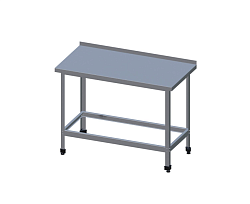 Стол производственный с бортом С-3/1800/800-Н-ЮТ ТЕХНОЛОГИИ ЮГА