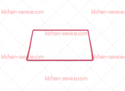 Уплотнитель дверцы 630x340 мм для печи (3186669)