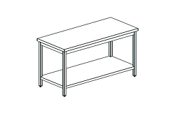 Стол производственный CHEF LINE LWT617SH APACH