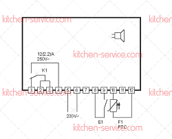 Контролер термостата 900212.005 ST710-JBJA.10 PTC 230AC K1