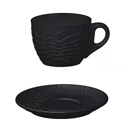 Пара кофейная 100 мл Black Raw Wood P.L. PROFF CUISINE (53593, 53594)