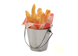 Ведерко для подачи 90/60 мм 90 мм 350 мл нержавеющая сталь MGSTEEL