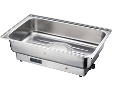 Чафиндиш (мармит) электрический 9 л с экраном MGSTEEL