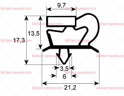 Уплотнение для шкафа SAGI (37Q5460)