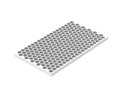 Форма для выпечки 1,5 мл. 216 ячеек 14,8 мм 11,25 мм Микро-Купол силикон SILIKOMART