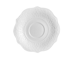 Блюдце 12 см для кофейной чашки 100 мл с ажурным краем Royal Whitehall TUDOR ENGLAND (TU3112)
