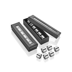 Набор колец для салфеток (6шт) золото NARIN