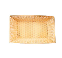 Корзина для хлеба прямоугольная 53х32,5х15 см бежевая полиротанг MGprof