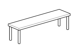 Полка настольная открытая CHEF LINE LOSO3521T1 APACH