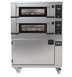 Печь подовая без козырька с расстойкой BAKERY LINE E2L224PAP DPBI-T APACH